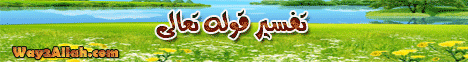 تفسير قولة تعالى(وبشر الذين أمنوا وعملوا الصالحات) الاية  25 سورة البقرة (13-7-2009) لـفضيلة الشيخ محمد حسان - موقع الطريق إلى الله