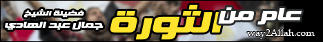 عام من الثورة(16-1-2012)نقطة تحول لـالشيخ جمال عبد الهادى  - موقع الطريق إلى الله